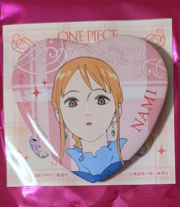 ONE PIECE 히로인즈 하트 캔뱃지 나미