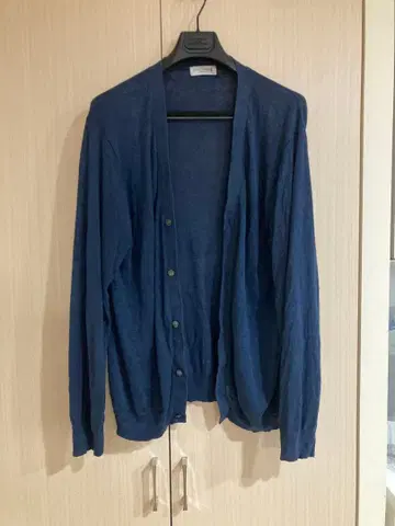 MACKINTOSH LONDON 린넨 100% 가디건 네이비 L