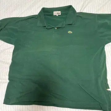 LACOSTE 피케 셔츠 프랑스제 그린 L 사이즈