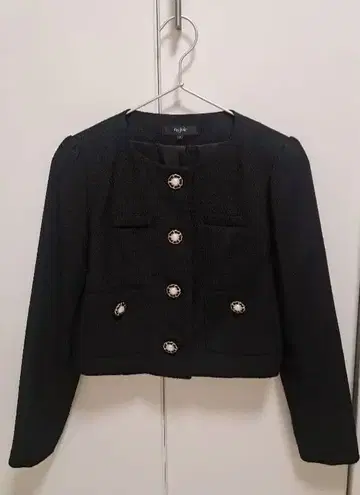 앙조아 자켓 블랙 오피스 캐주얼 사무복 7호