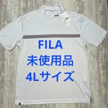 FILA 골프웨어 반팔 모크넥 셔츠 4L 사이즈 화이트