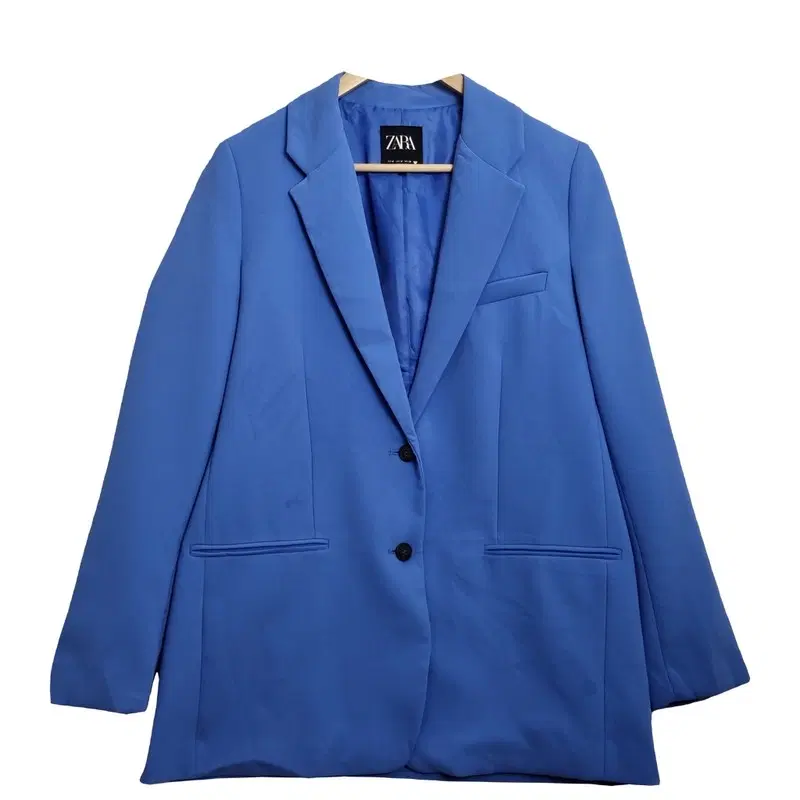 ZARA 자라 비비드 블루 여성 블레이저 [M]