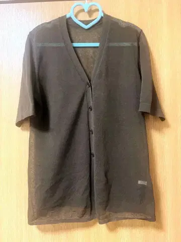 Plage Sheer H/S 가디건 브라운