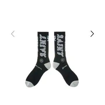 SAINT Mxxxxxx SOCKS/SAINT BLACK+GRAY