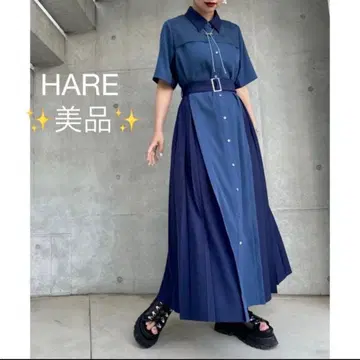 HARE 절개 원피스