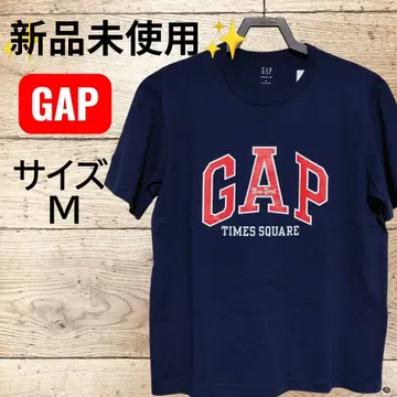 미사용 새상품 GAP 아치 로고 T셔츠 (네이비) [ 사이즈 - M ]