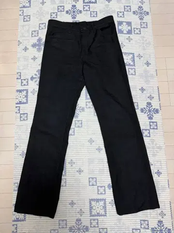 Wrangler 블랙 플레어 슬랙스 팬츠 런처