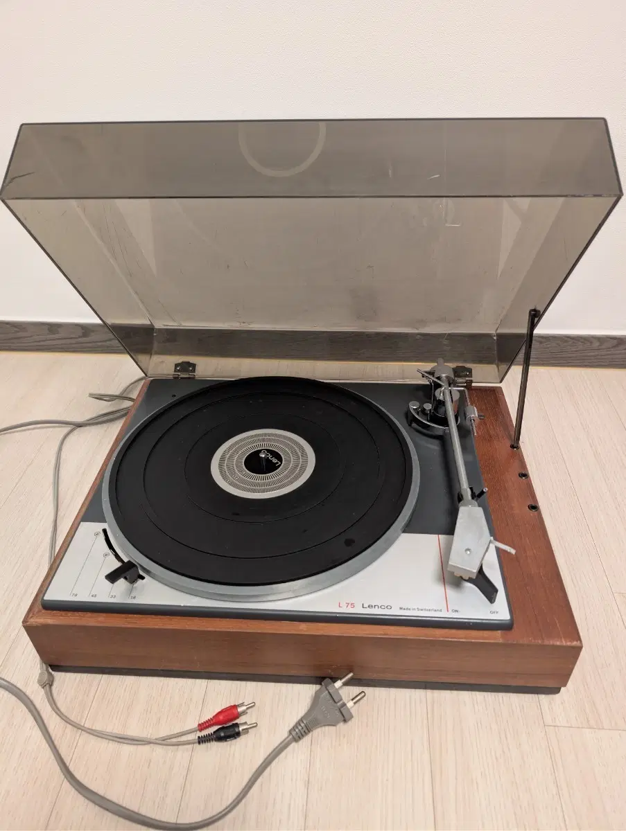 [직거래] Lenco L75 + Shure M75MB 카트리지 / 정상작동 / 스위스 빈티지 턴테이블
