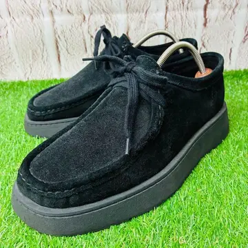 [컨디션 최상] CLARKS ZARA Wallabee 왈라비 블랙 통굽 25.5