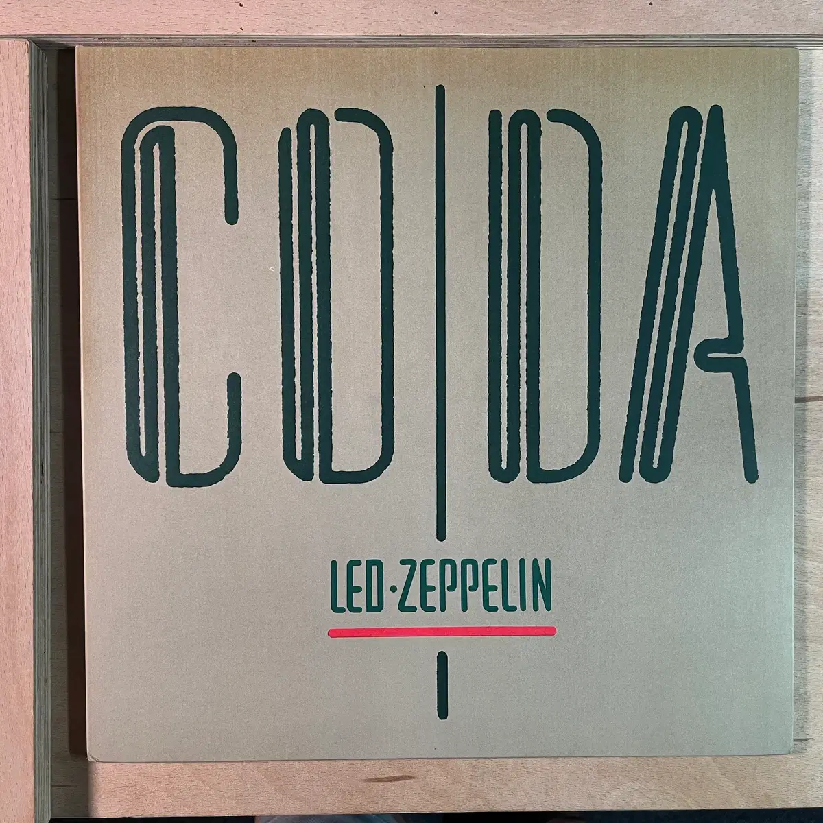 Led Zeppelin Coda 일본 초반 1982년 LP
