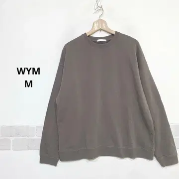 WYM 맨투맨 트레이닝복 M 오버 사이즈 브라운 카키 L126
