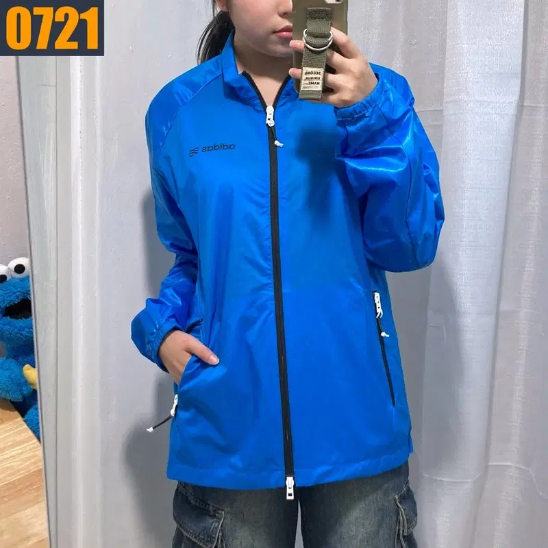 100 ADIDAS 아디다스 경량 바람막이 자켓 아우터