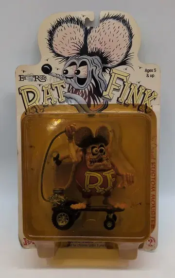 SIDESHOW RATFINK (핑크 바디/빨간색 의류)
