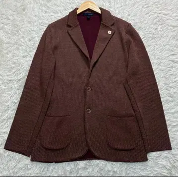 최근 모델 LARDINI 브라운 테일러드 자켓 울 100% M