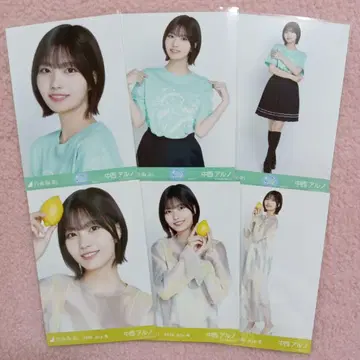 노기자카46 브로마이드 나카니시 아루노 히로시마T셔츠 히로시마ver. 코디 6종 컴프