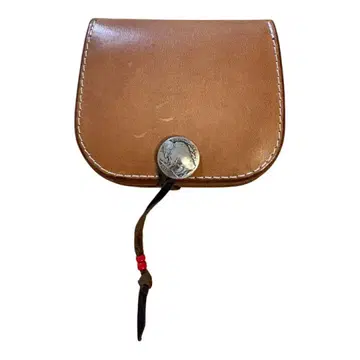 Koudelka Leather 새들 레더 코인 케이스 콘초 포함