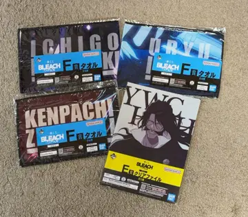 제일복권 BLEACH 타월 클리어 파일 세트