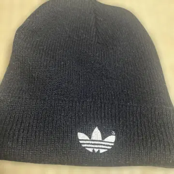 adidas 니트 모자 비니 블랙