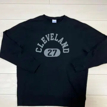 Champion 맨투맨 CLEVELAND 27 블랙 XL