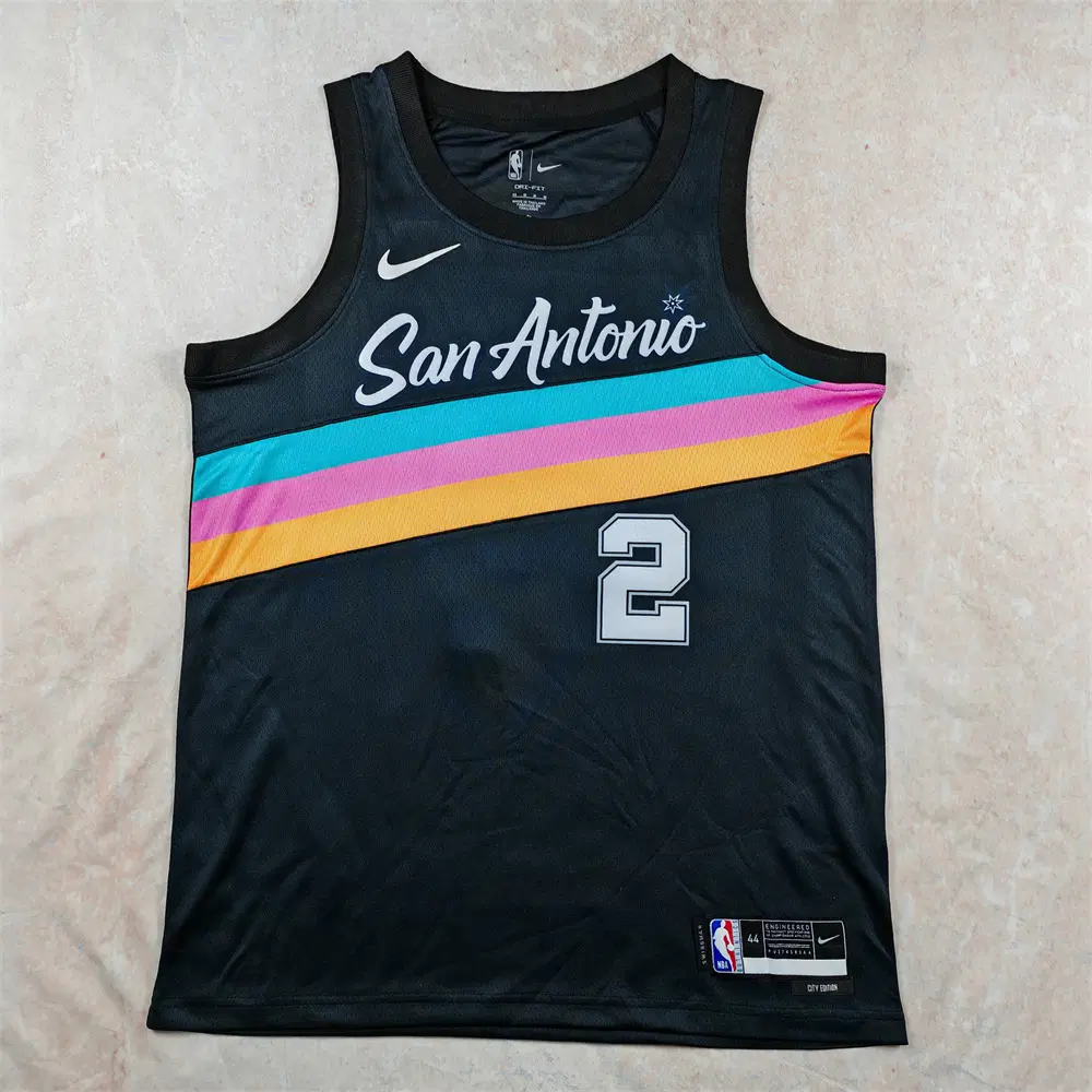 NBA 농구복 나이키 2026년형 스퍼스 2호 HAPPER 블랙시티판 열