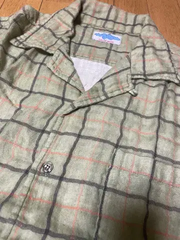 gaisin made 2 거즈 오픈넥 반팔