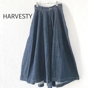 새상품급 하베스티 데님 카르멘 큐롯 스커트 팬츠 size 1 인디고