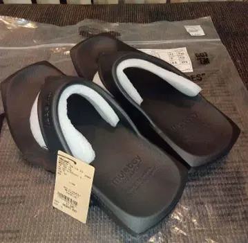 muleboy SQUARE X 리커버리 샌들 블랙 23cm