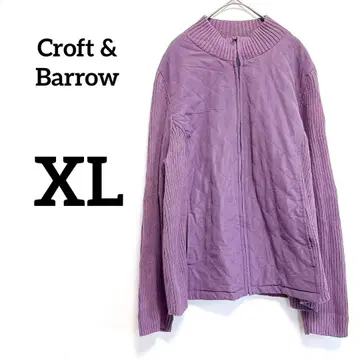 Croft & Barrow 집업 자켓 퍼플 [ XL ] 니트 겨울