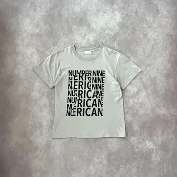 archive NUMBER (N)INE print logo T-shirt