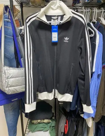 adidas 아디다스 트랙 자켓 s 블랙 화이트 저리