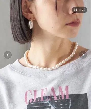 SHIPS 담수 펄 만텔 목걸이