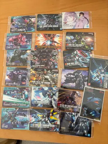 GUNDAM 건담 프라모델 패키지 아트 구미 4 전 20종 세트 판매 하이뉴