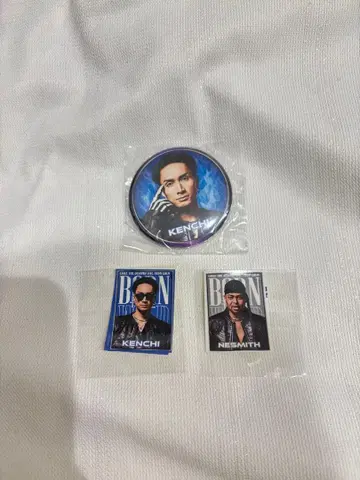 EXILE THE SECOND KENCHI 캔뱃지, 스티커, 네스미스