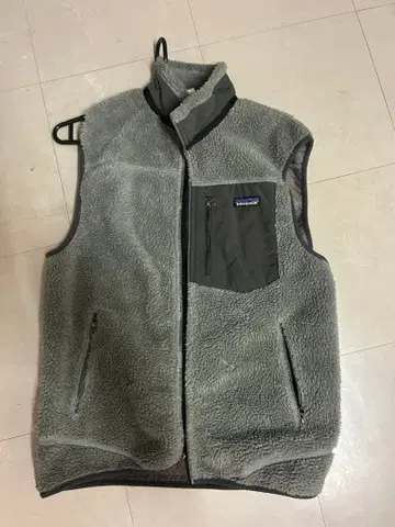 Patagonia 플리스 베스트 남성용 M 사이즈 그레이