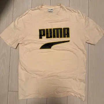 PUMA 반팔 티셔츠 베이지 ASIA L 사이즈