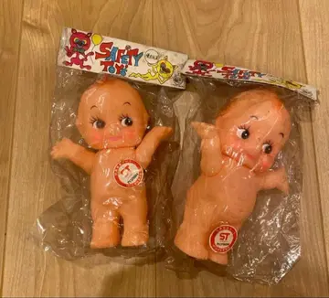 Safety Toys 큐피 인형 2체 세트 레트로 소프트 비닐