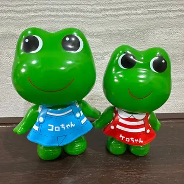 코로짱 케로짱 소프트 비닐 인형 2체 세트 코로짱 약 14cm 케로짱 약 12cm