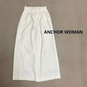 ANCHOR WOMAN 아오야마 양복 와이드 팬츠