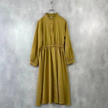 LEBECCA boutique 성실한 입과 원피스 머스타드 M