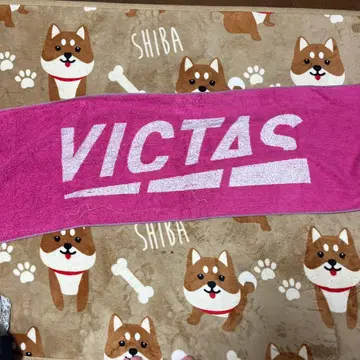 VICTAS 탁구 스포츠 타월 핑크