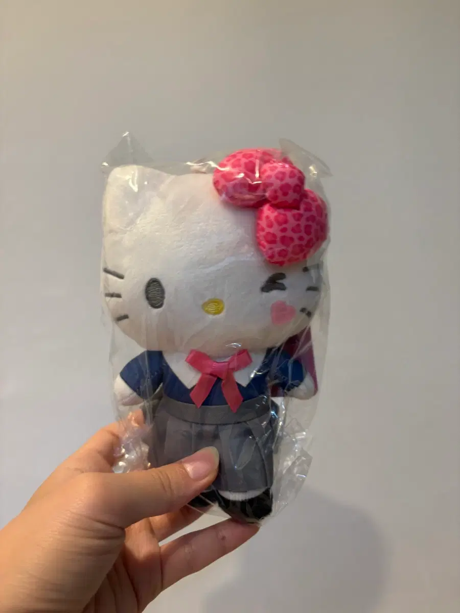 키티 교복 인형 파우치 키링