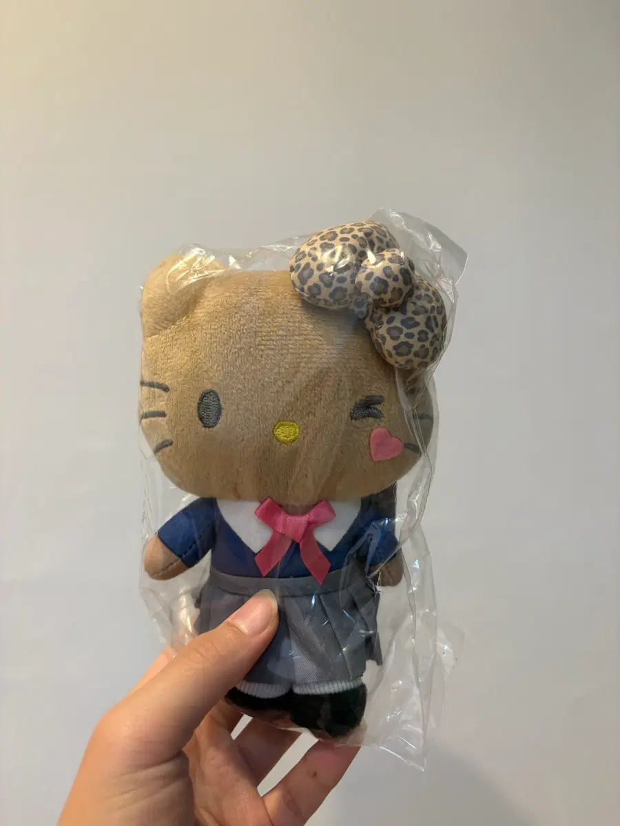 호피 갸루 키티 교복 파우치 키링