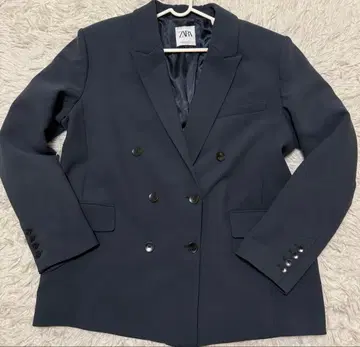 ZARA 더블 브레스트 테일러드 자켓 빅 사이즈 2XL 속건성 통기성