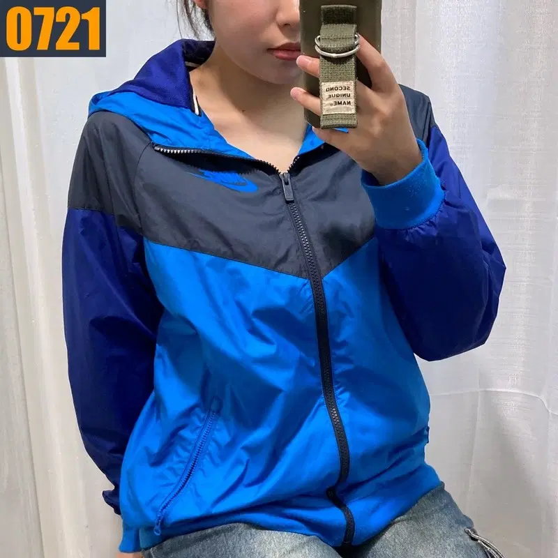 105 NIKE 나이키 배색 바람막이 자켓 아우터