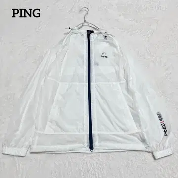 새상품급 PING 바리안 테크 블루종 나일론 자켓 후드티 후디