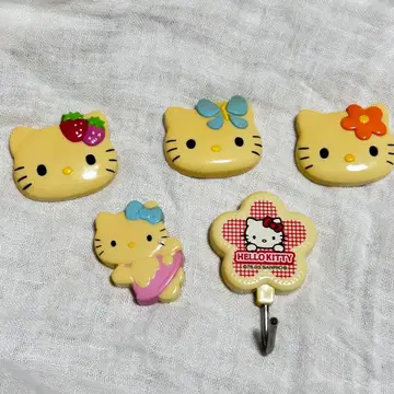 헬로키티 마그넷 후크 세트 레트로 쇼와 헤이세이 레어