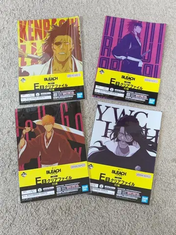 BLEACH 제일복권 E상 클리어 파일 8장 세트