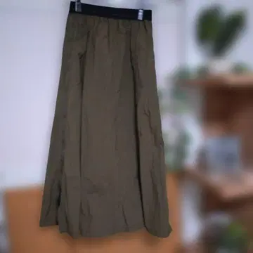 스콧 클럽 [ LASUD ] 나일론 롱 스커트