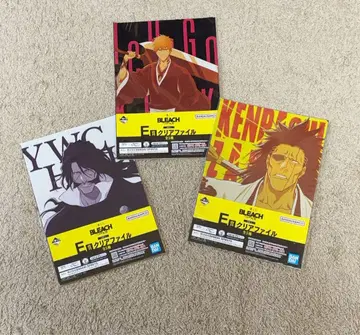 BLEACH 제일복권 E상 클리어 파일 6장 세트