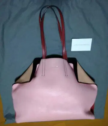 Alexander McQueen 토트백 핑크 베이지